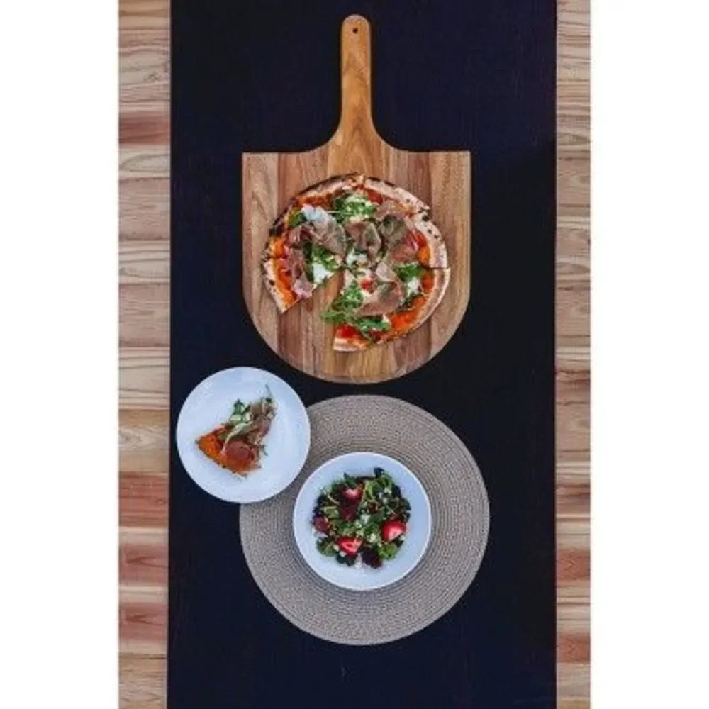 NFL Kansas City Chiefs Acacia Wood Pizza Peel Serving Paddle - Picture 2 of 2